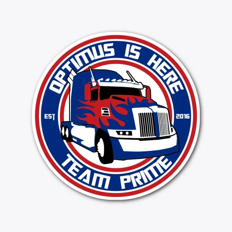 Team Prime Badge Sticker