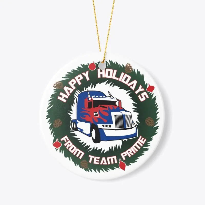 Happy Holidays Ornament A