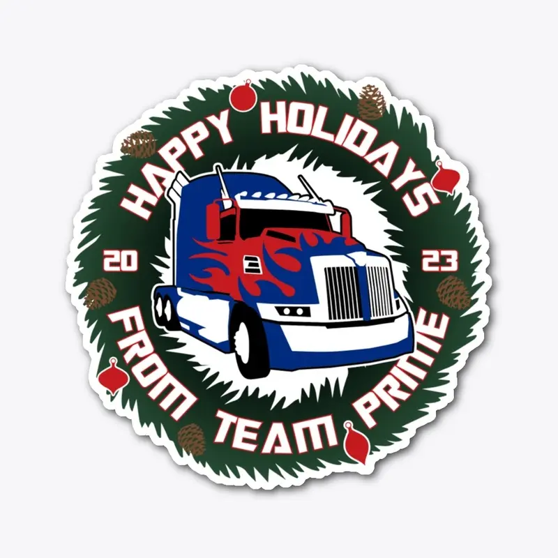 2023 Team Prime Holiday Sticker