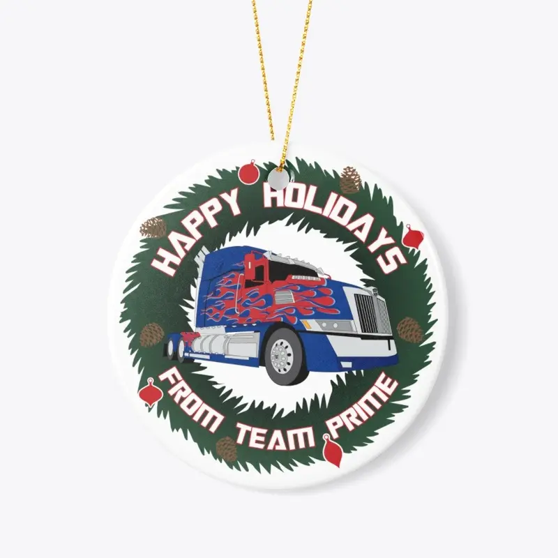 Happy Holidays Ornament B